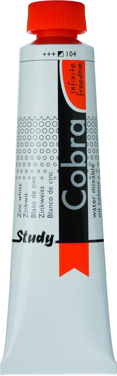 Cobra Study Olieverf 40ml | Zinc White (104)